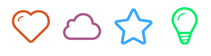 Screenshot of icon sprite demo