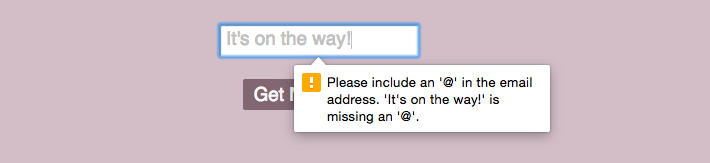 Screenshot of prompt that dispays without having preventDault in your JavaScript