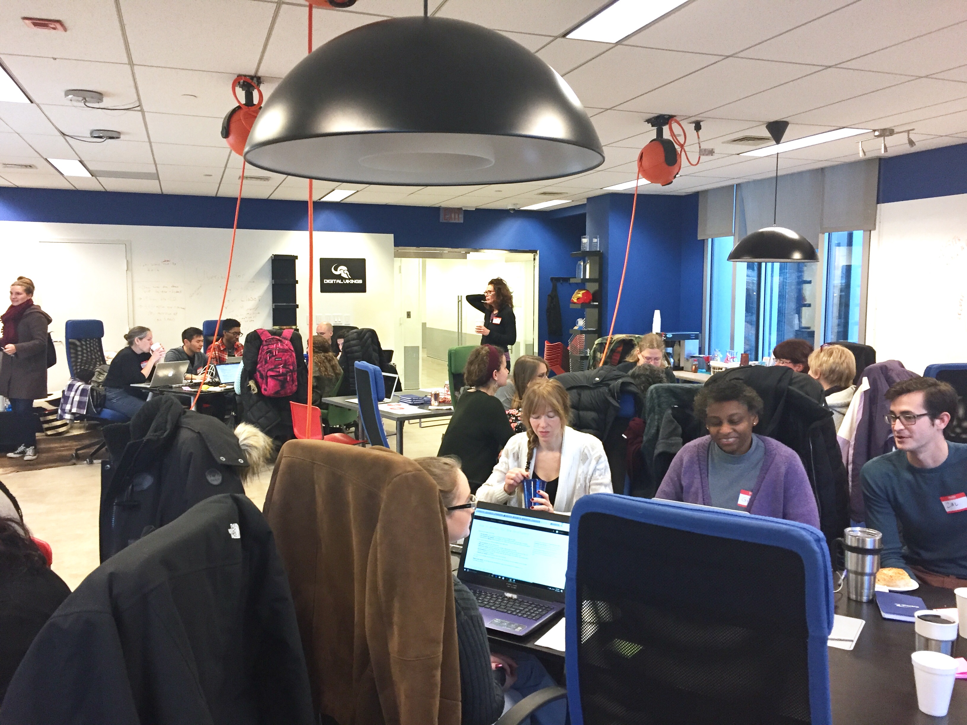 Photo of GDI hackathon