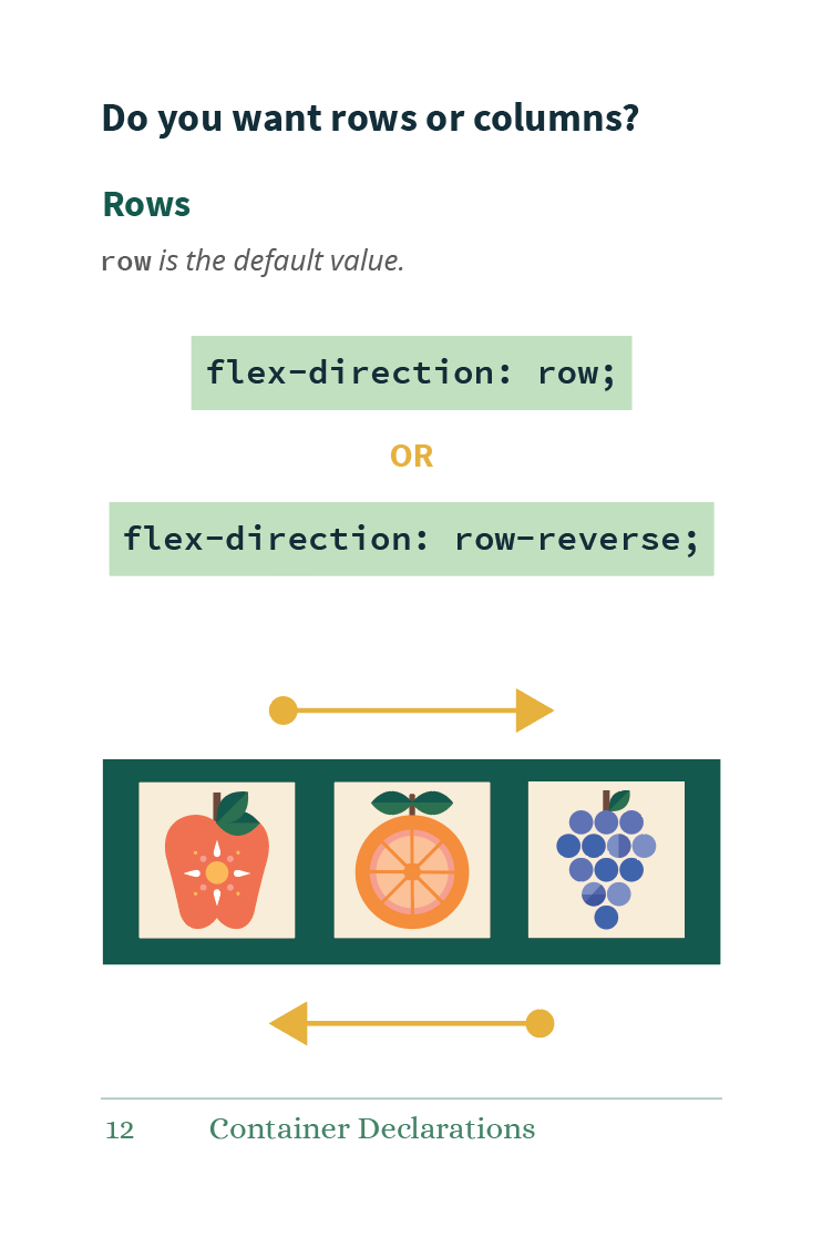 Preview of rows versus columns