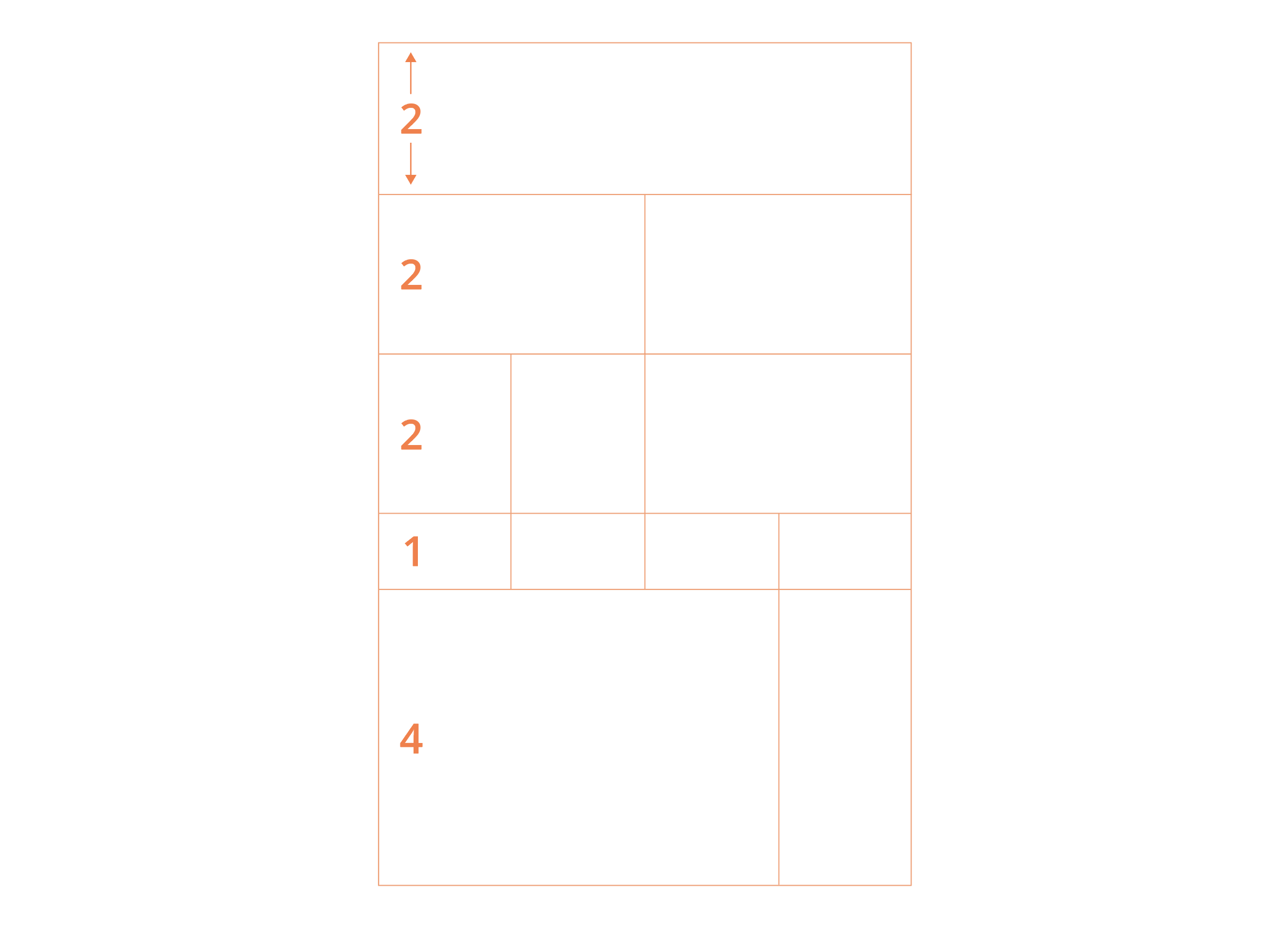 Sketch of row layout